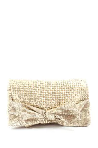 Accessorize Pochette blanc cassé-doré élégant