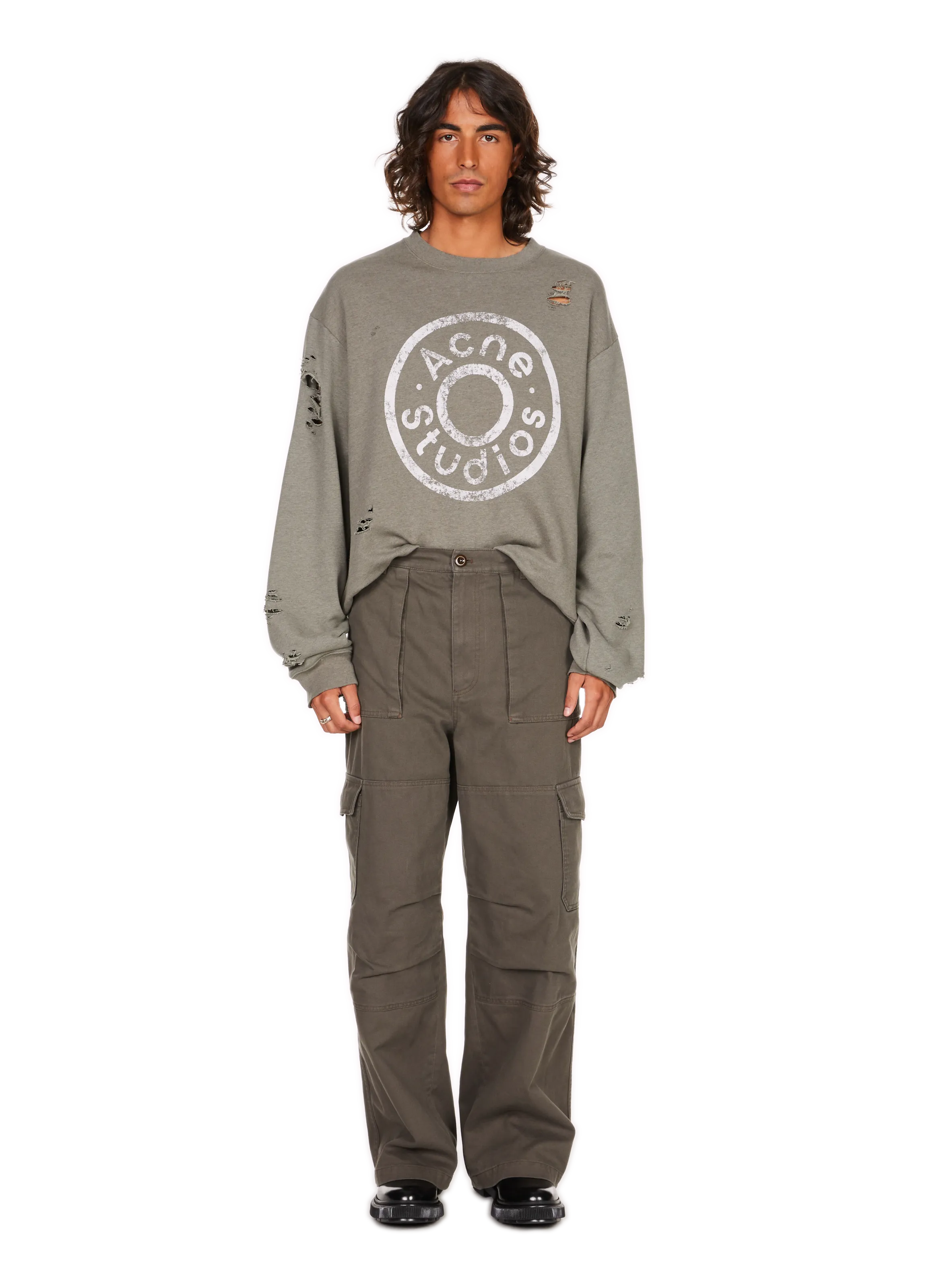 ACNE STUDIOS  Sweatshirt en coton  - Vert