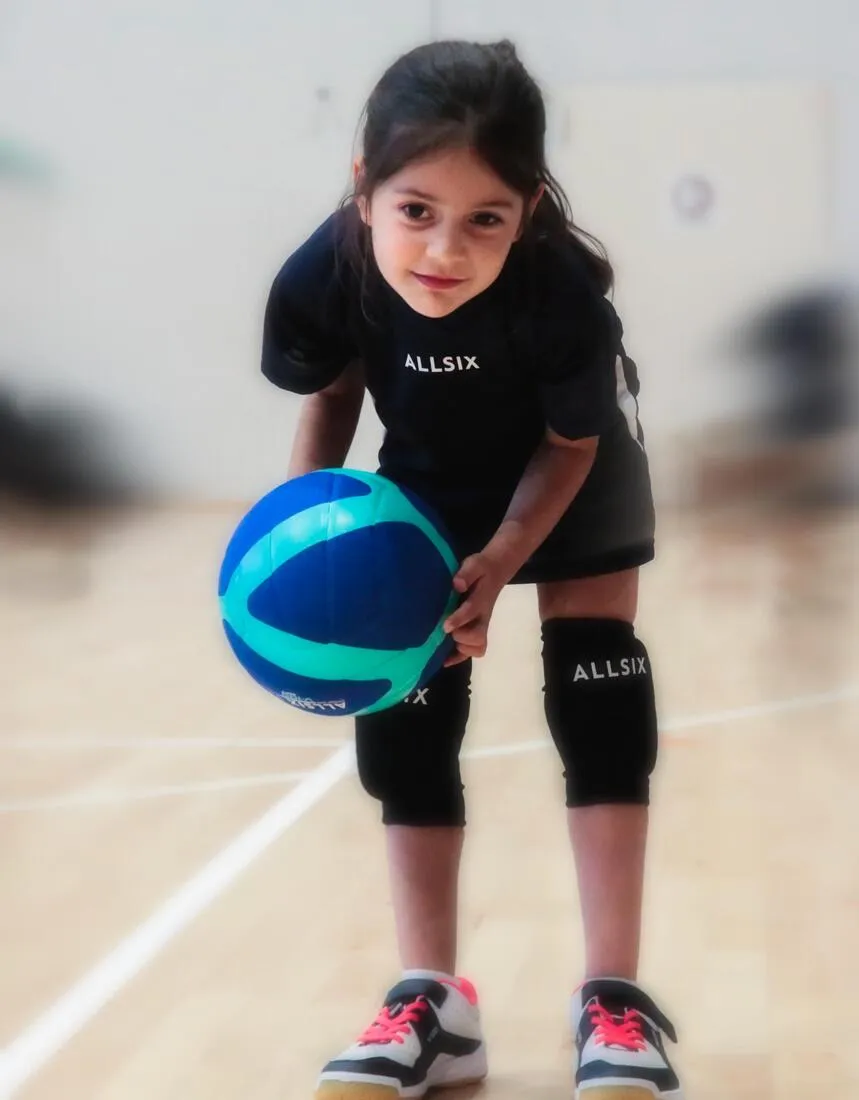 Ballon de Volleyball V100 Soft 180 - 200 g pour les 4 à 5 Ans - Bleu
