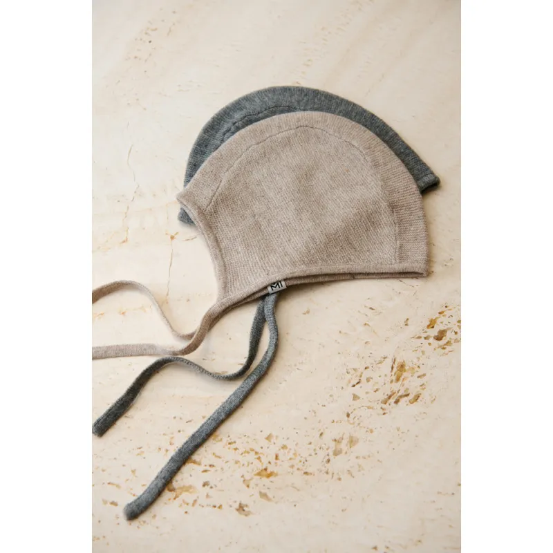 Bonnet béguin Adelis - Grey melange