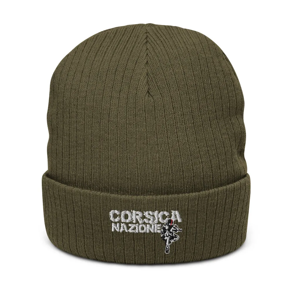 Bonnet à revers recyclé Corsica Nazione