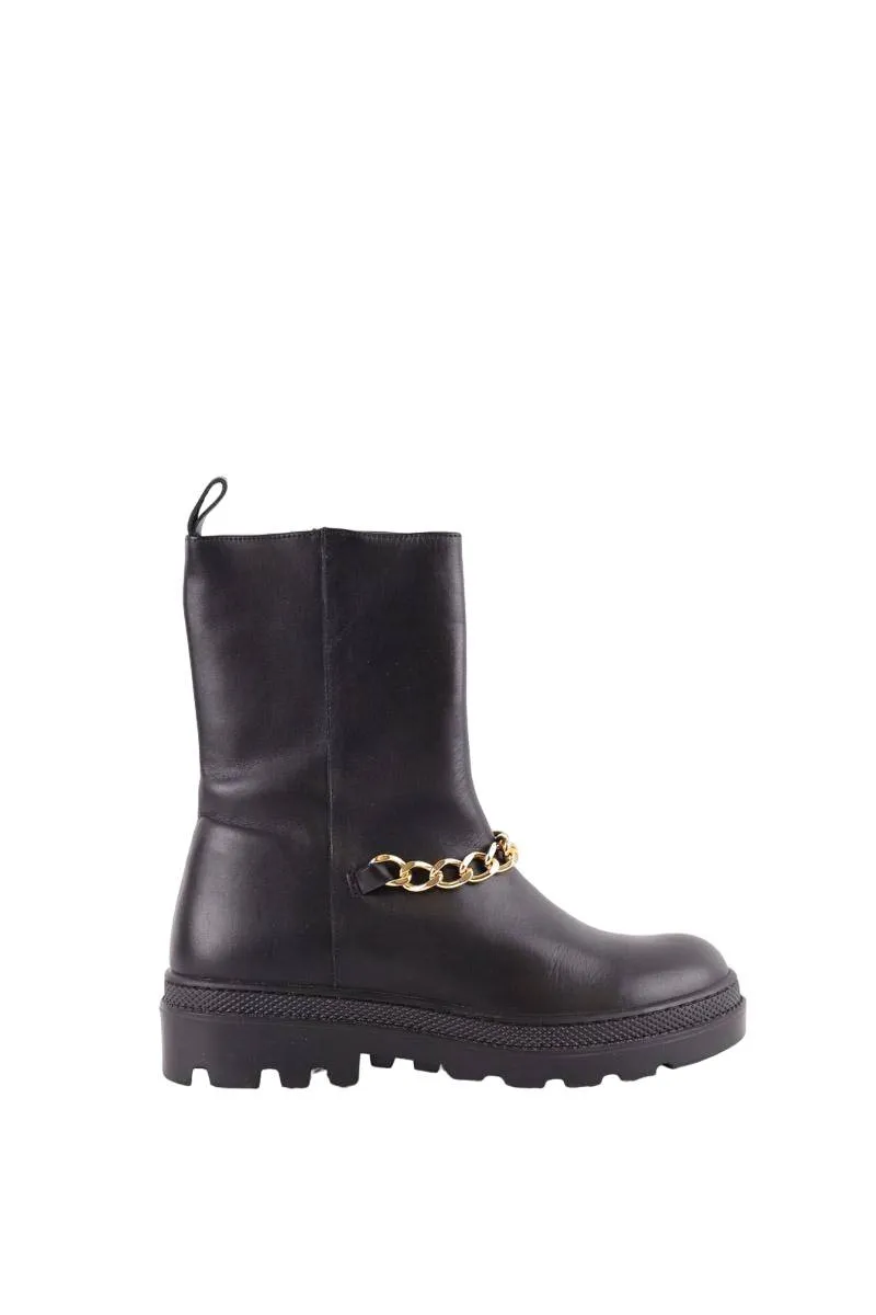 Boots en cuir