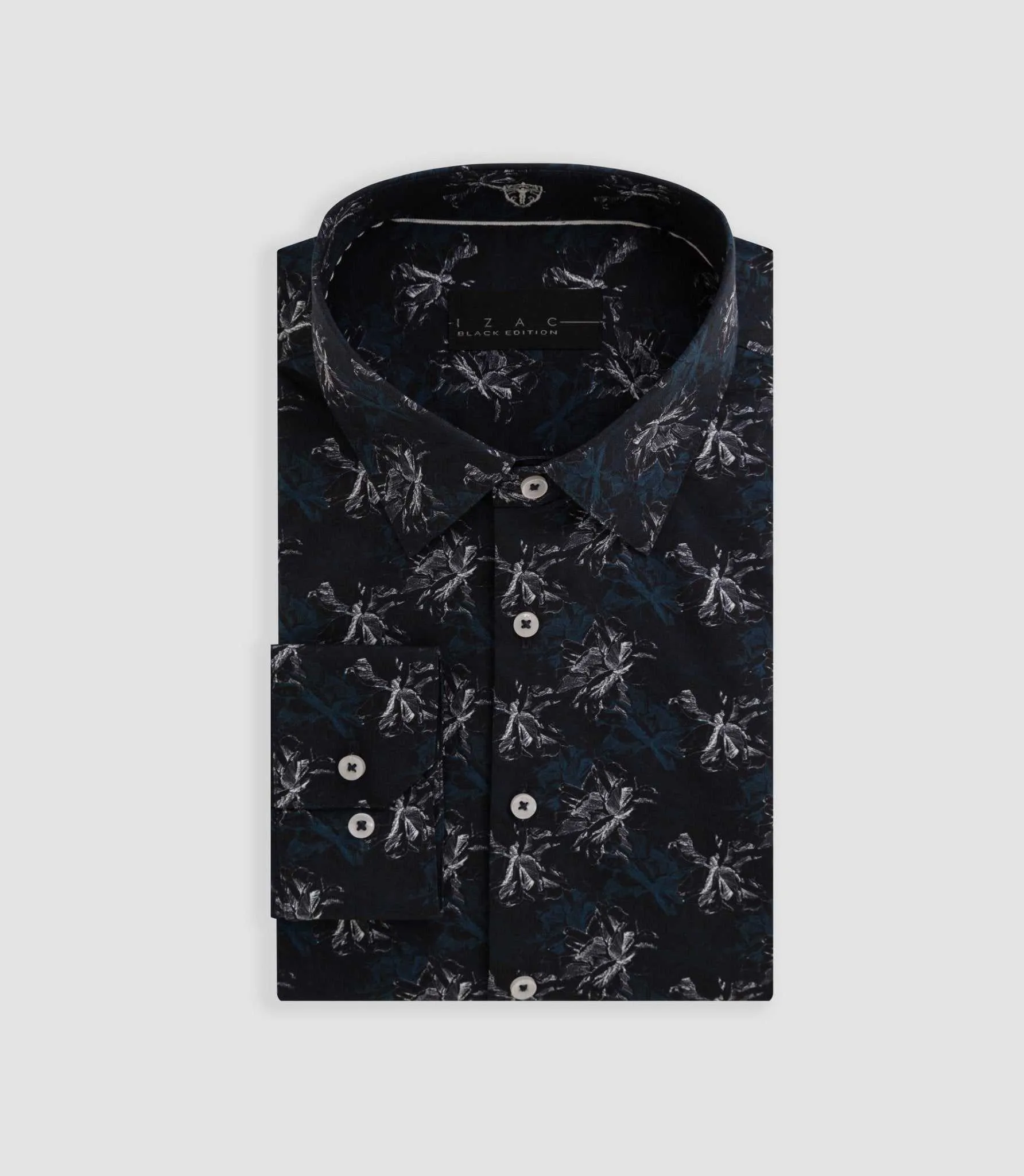 Chemise imprimé floral marine Byron