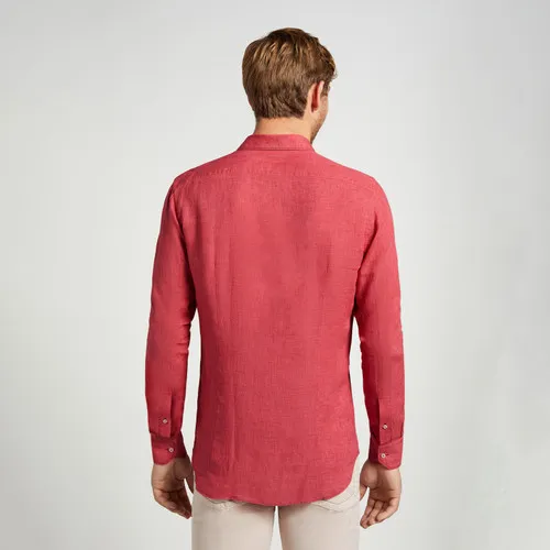 Chemise pamplemousse rose