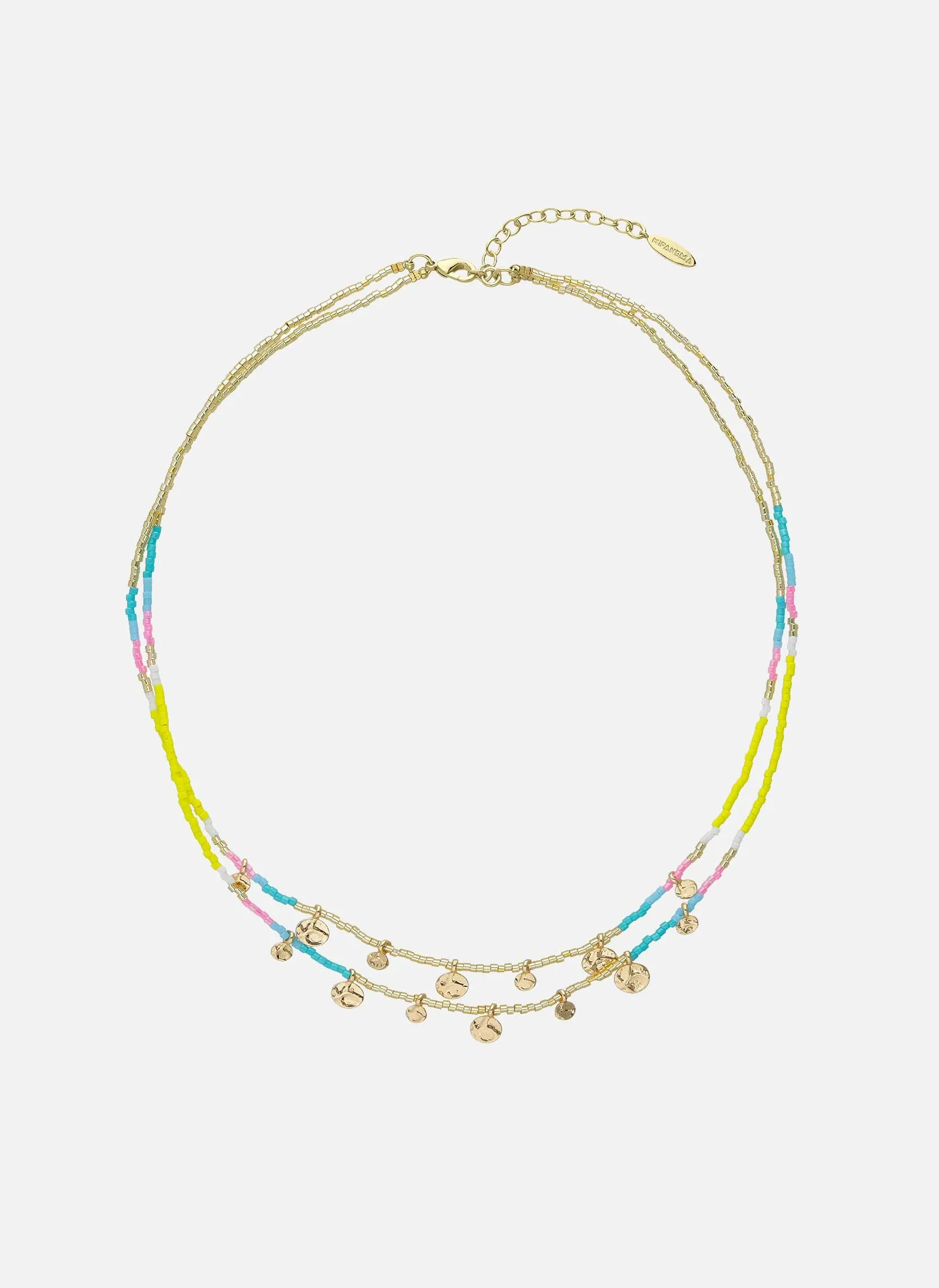 COLLIER DOUBLE RANG AKUMAL - HIPANEMA pour FEMME | Printemps