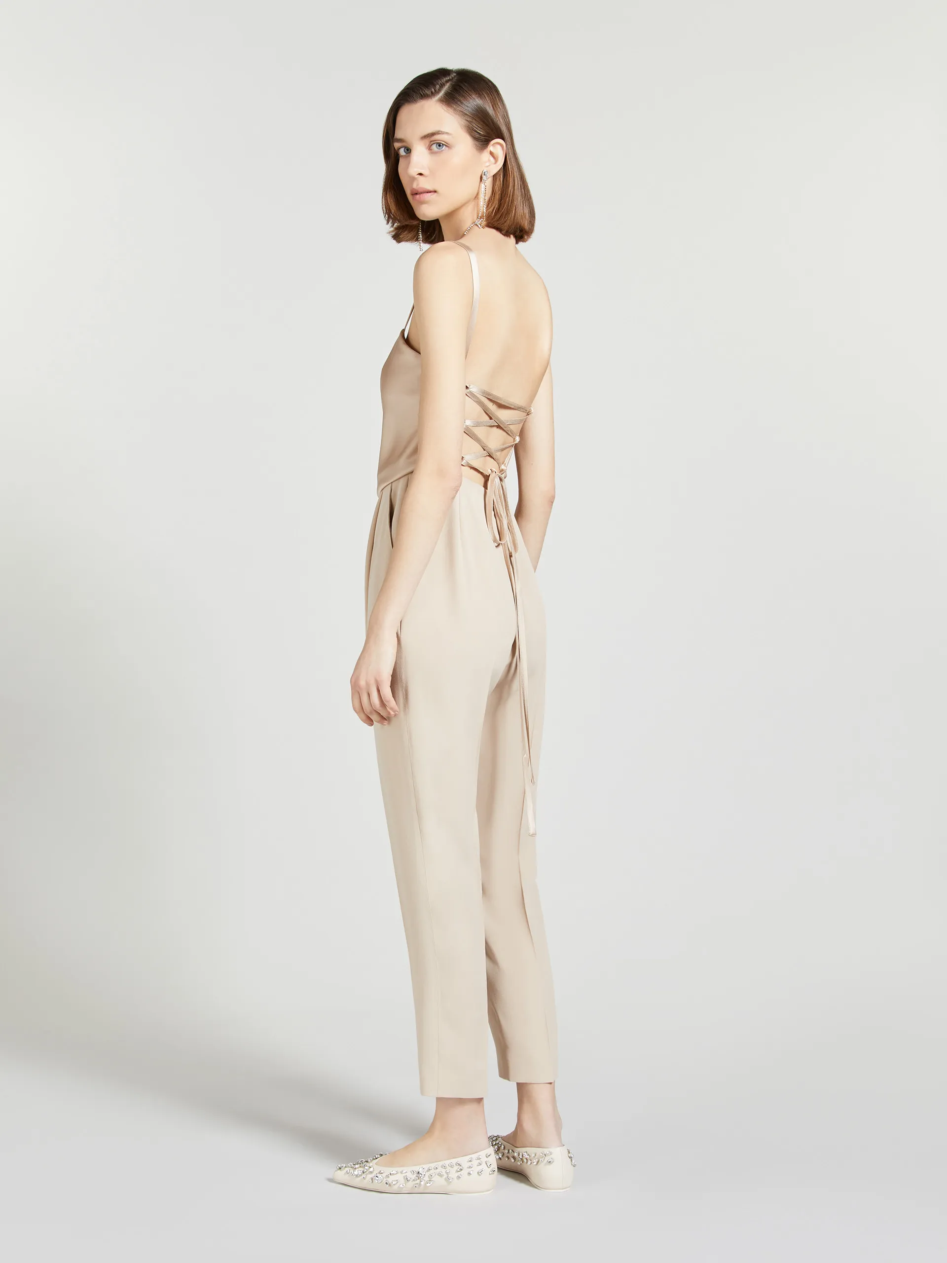 Combinaison en envers satin