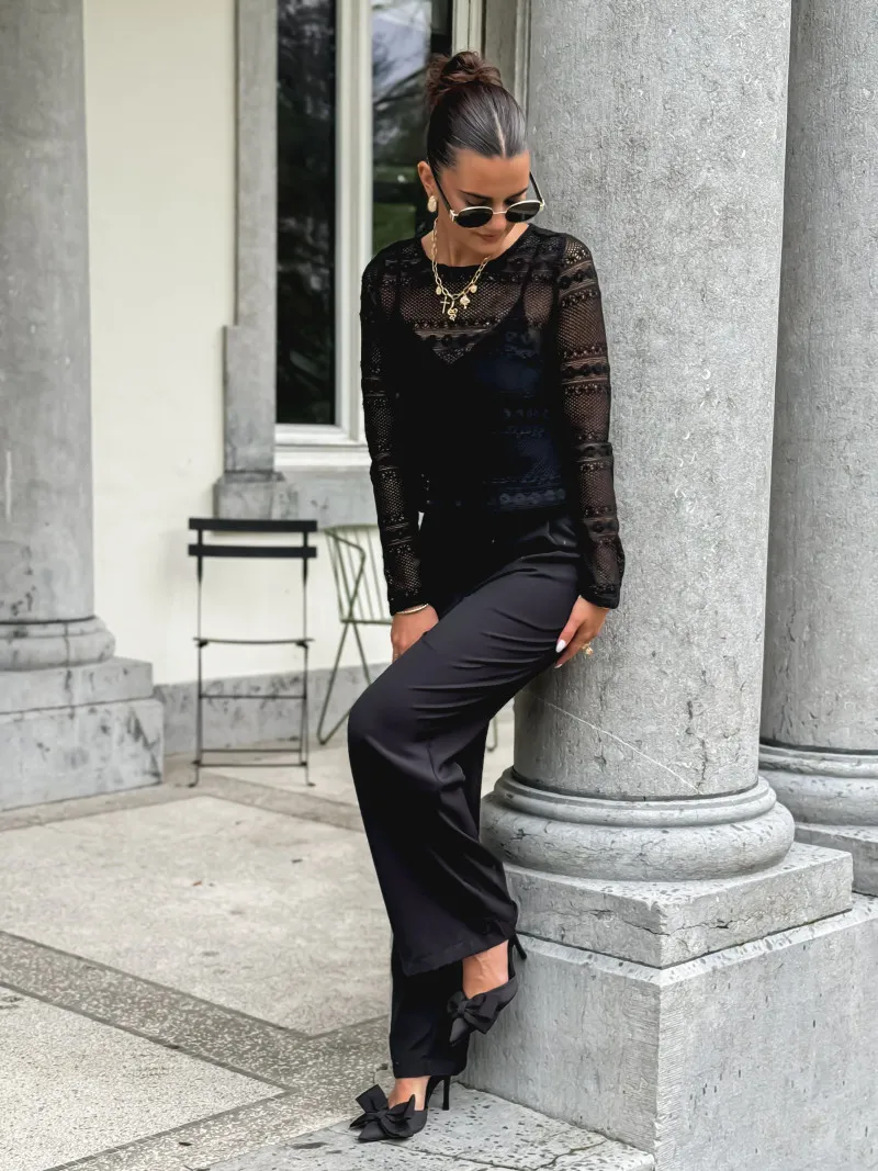 Combinaison pantalon Zélia - Noir