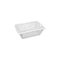 Corbeille à linges blanche 60 L
