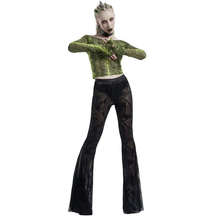 Culotte 'Cyber Laser' en Vinyle Noir