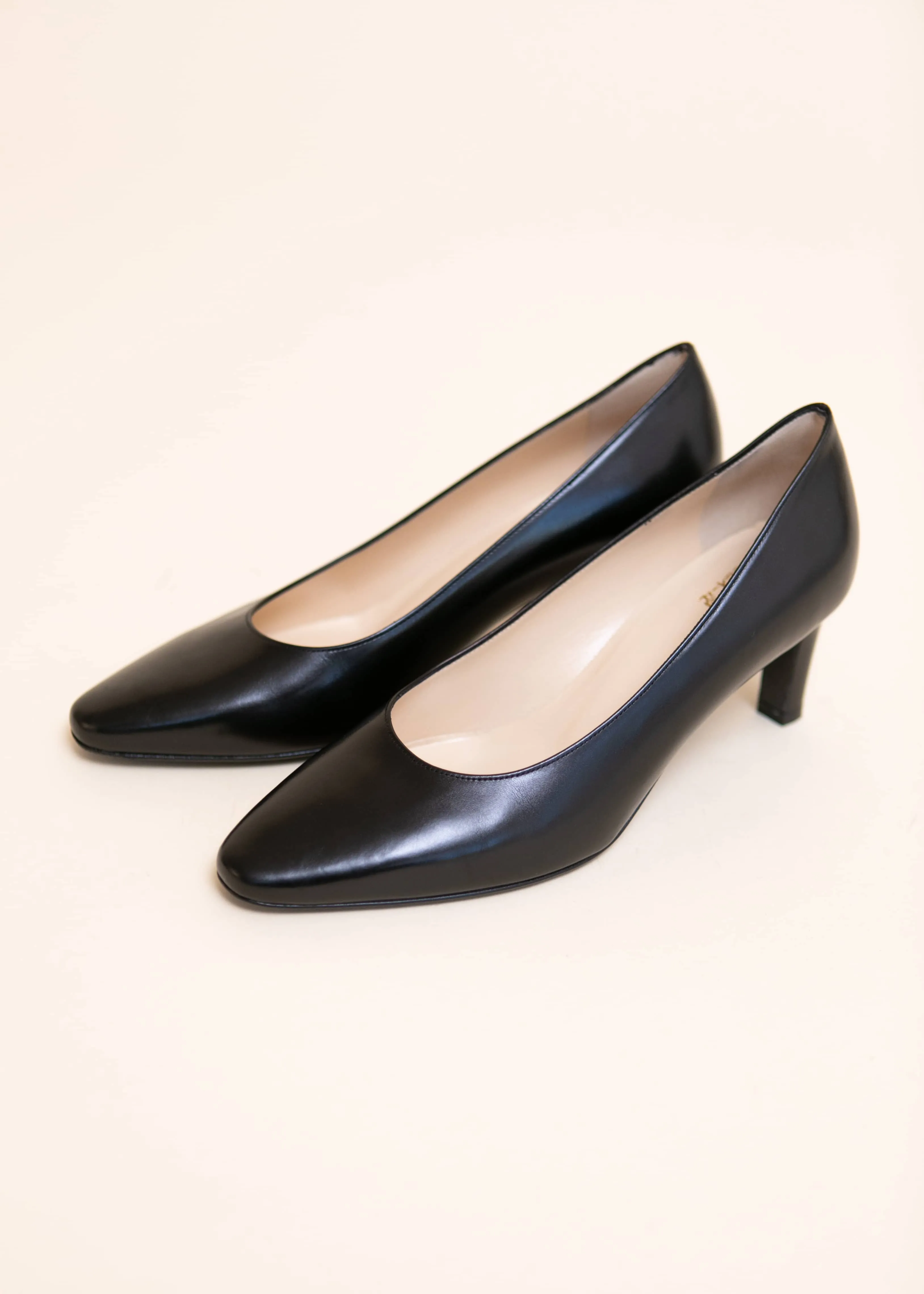 ESCARPIN PARIS CUIR NOIR
