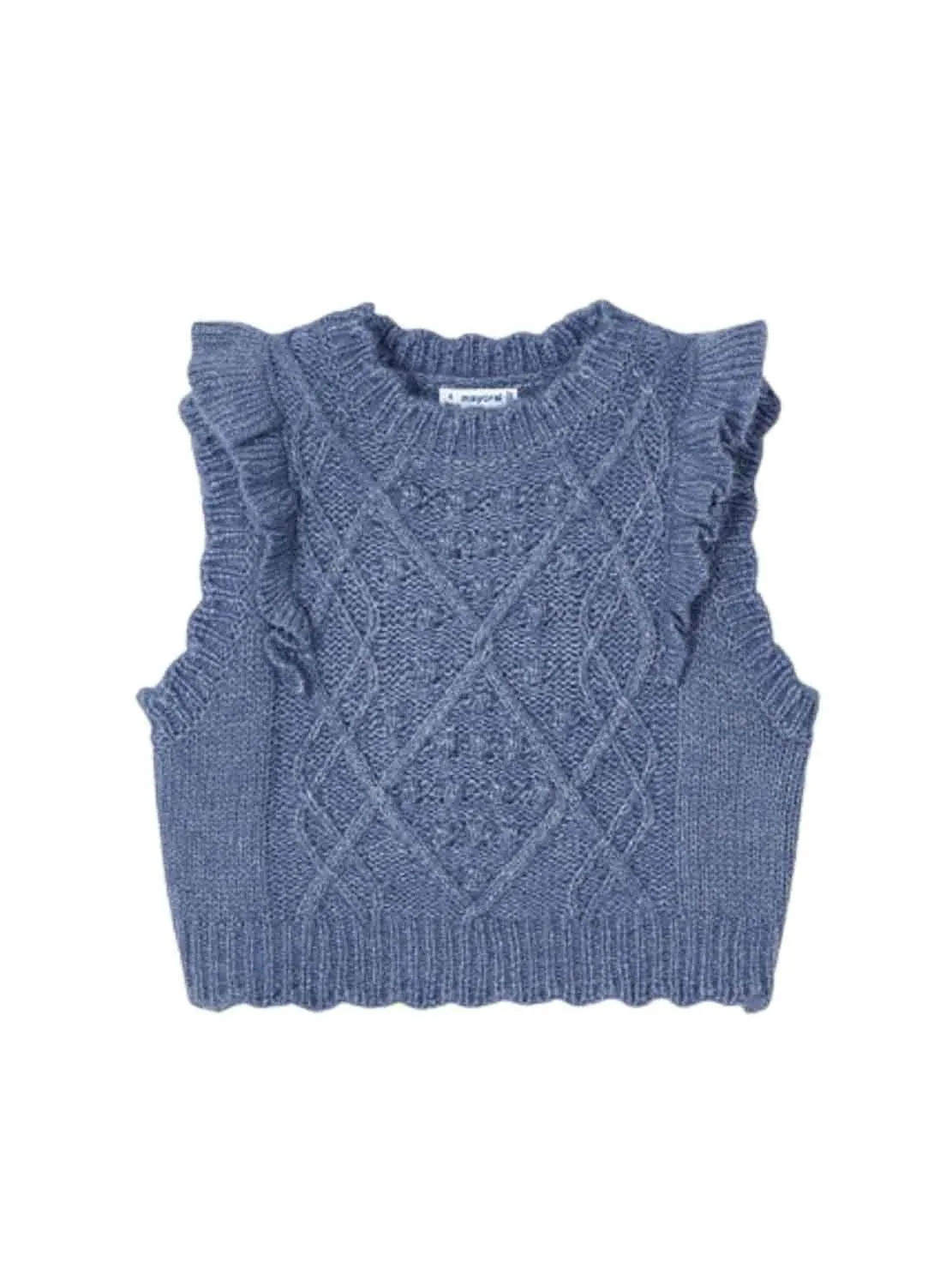 Gilet Mayoral Tricot Bleu pour Fille