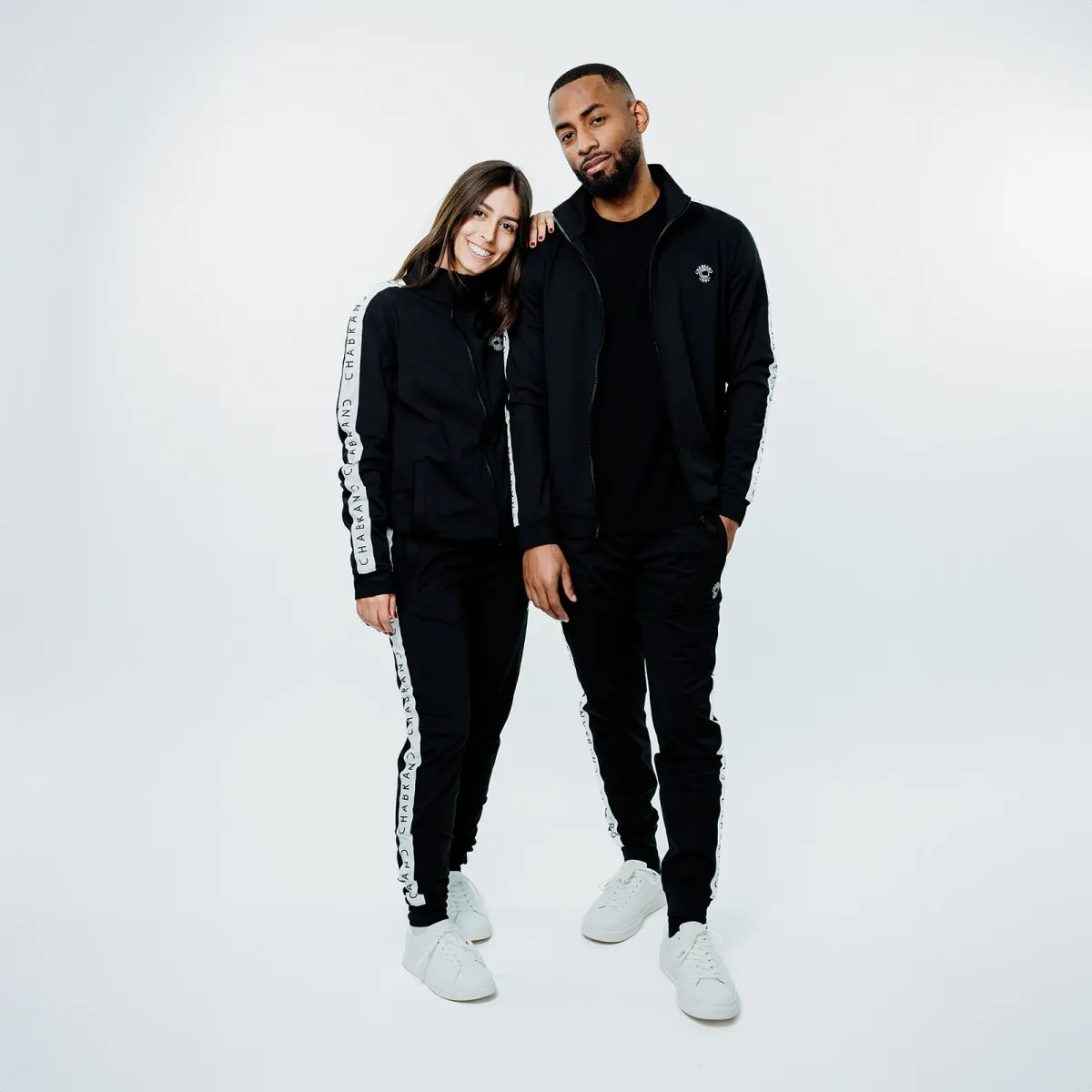 Jogging noir en coton