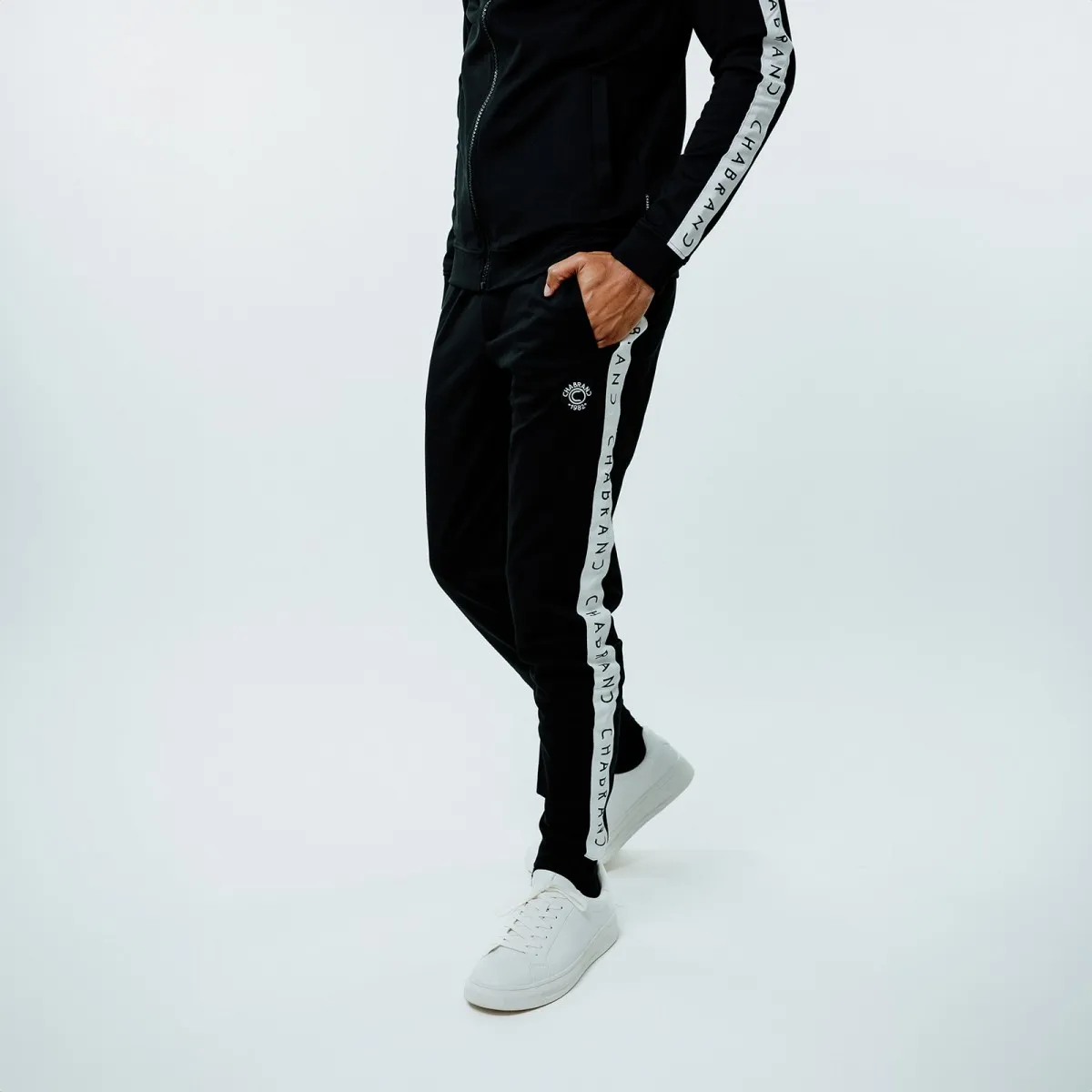Jogging noir en coton