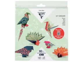 KIT FEUILLES POUR ORIGAMI 70 g Oiseaux
