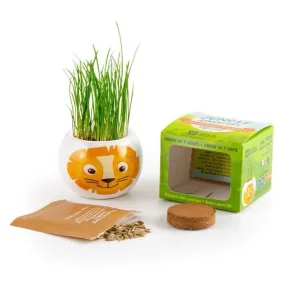 Kit jardinage : céramique Lion Coloris Unique
