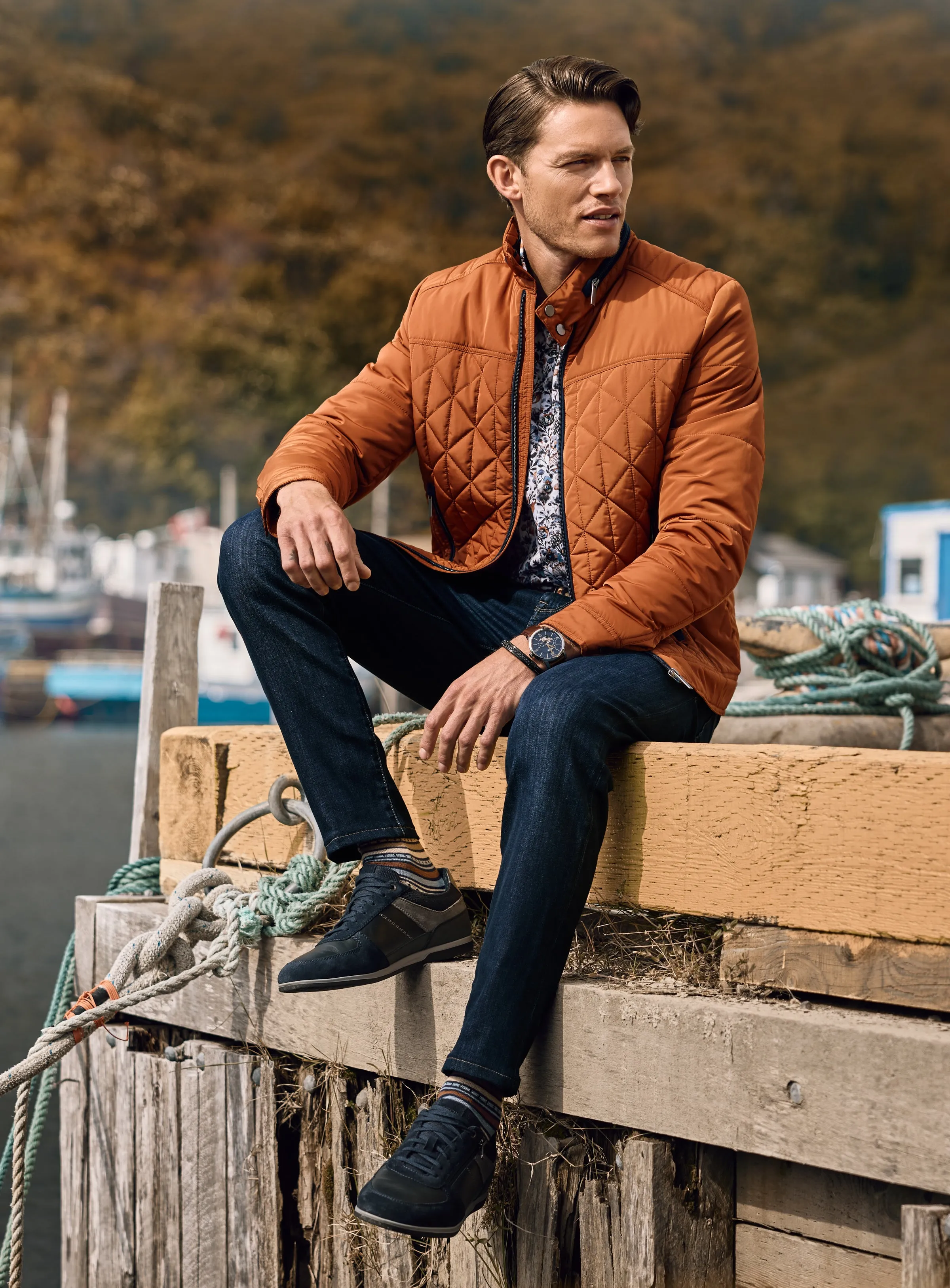 Manteau matelassé résistant à l'eau