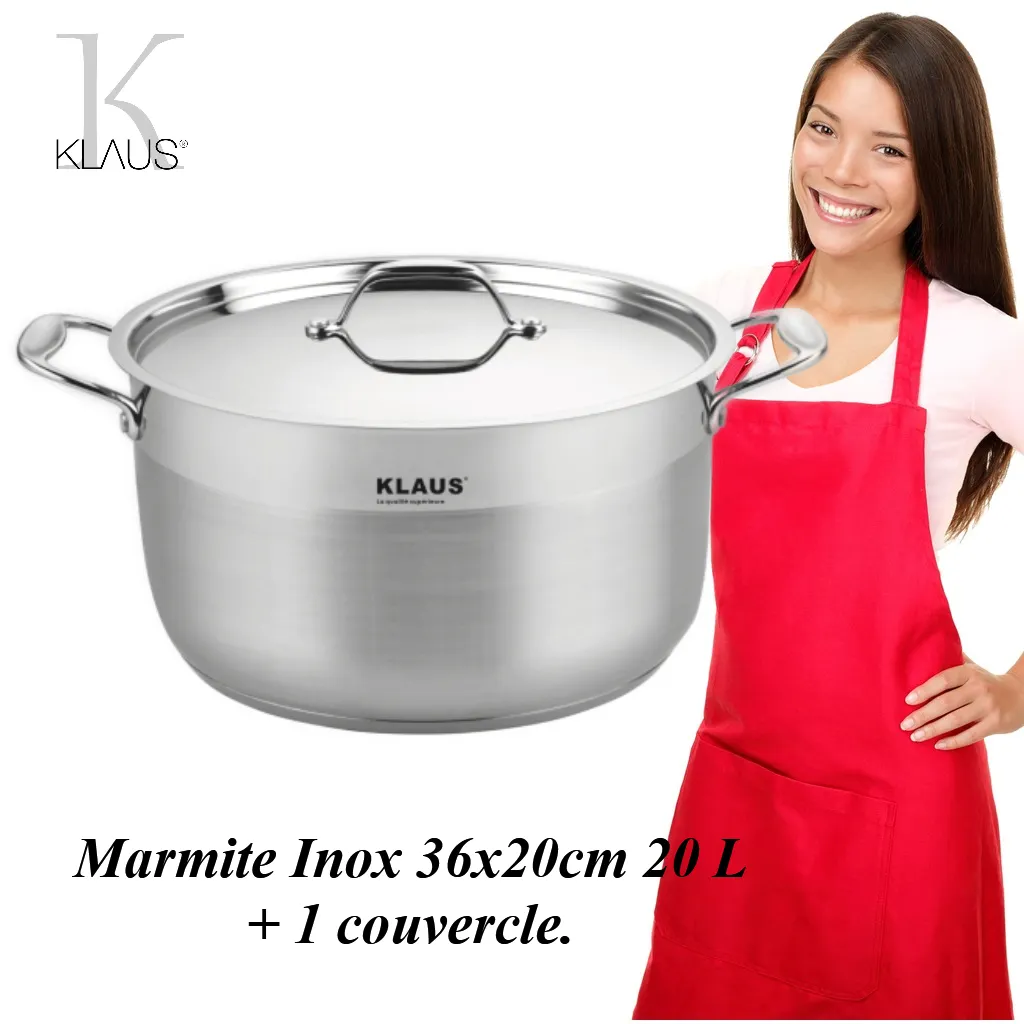 Marmite Inox KLAUS 36x20cm - 20L
