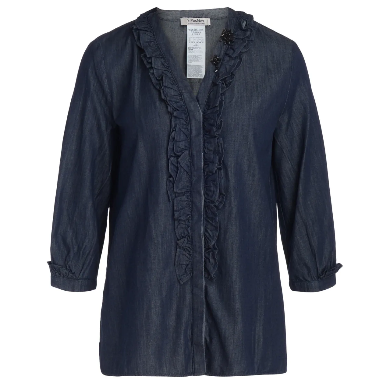 Max Mara Chemisier 'S' en denim bleu