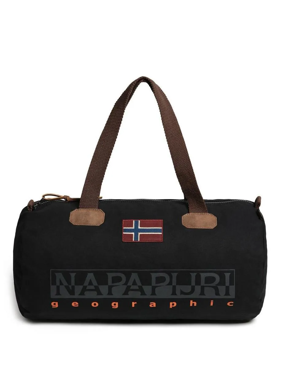 Napapijri Bering Small Sac Polochon Avec Logo Noir 041 - Achetez À Prix Outlet!