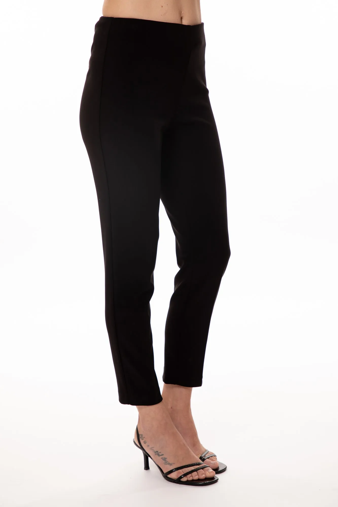 Pantalon à enfiler à jambe étroite