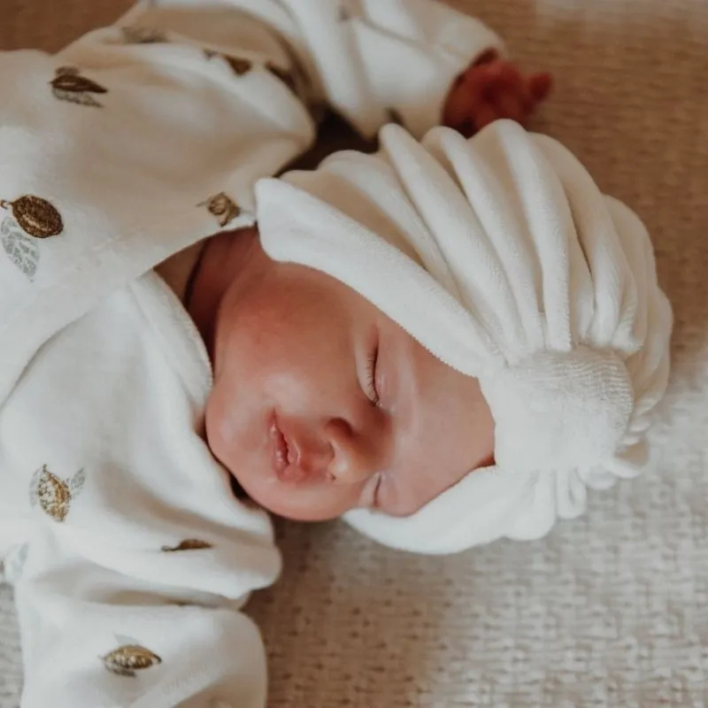 Petit bonnet naissance Cream