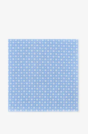 Pochette en lin fleurie