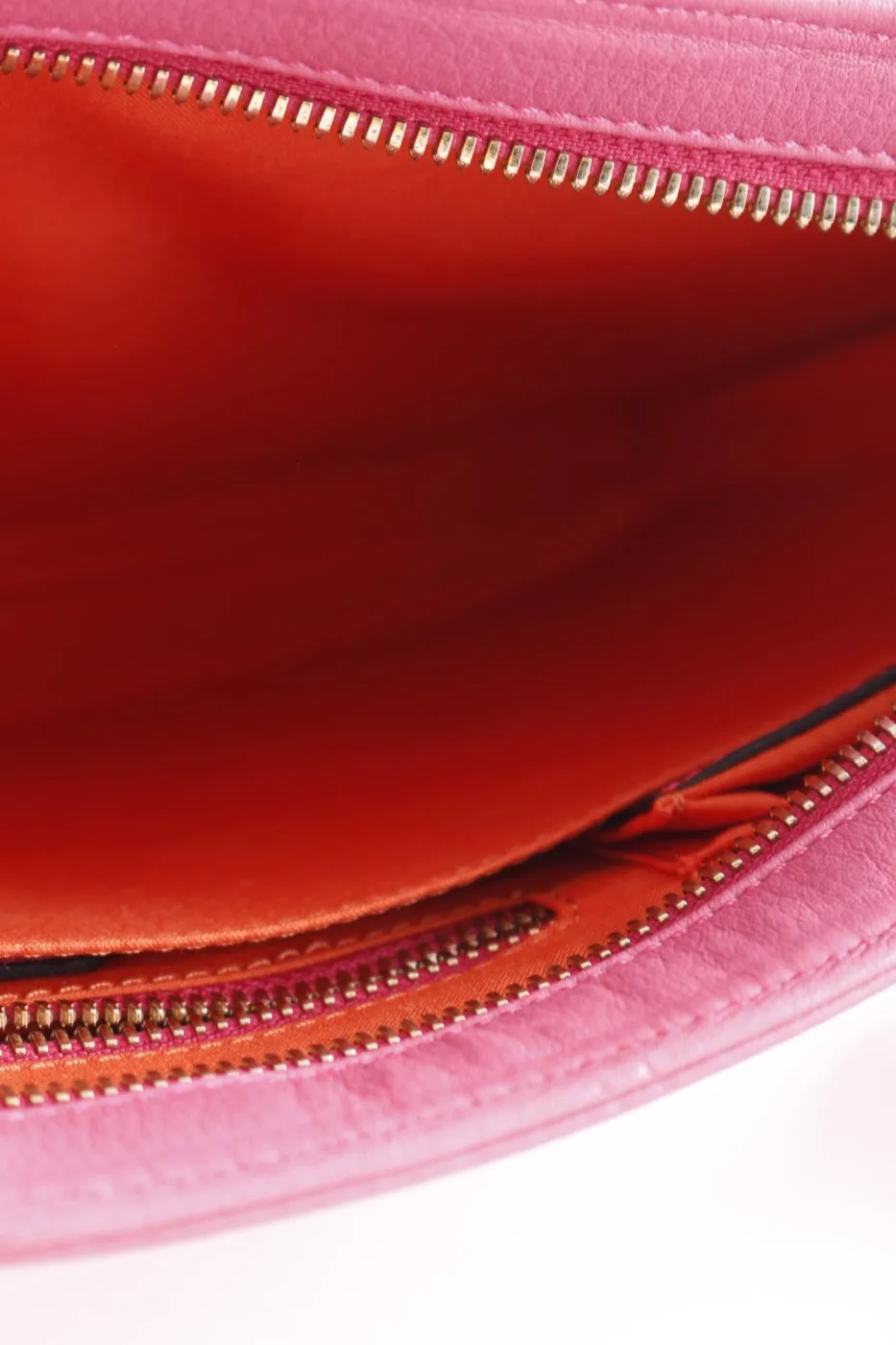 Pochette rouge framboise style décontracté