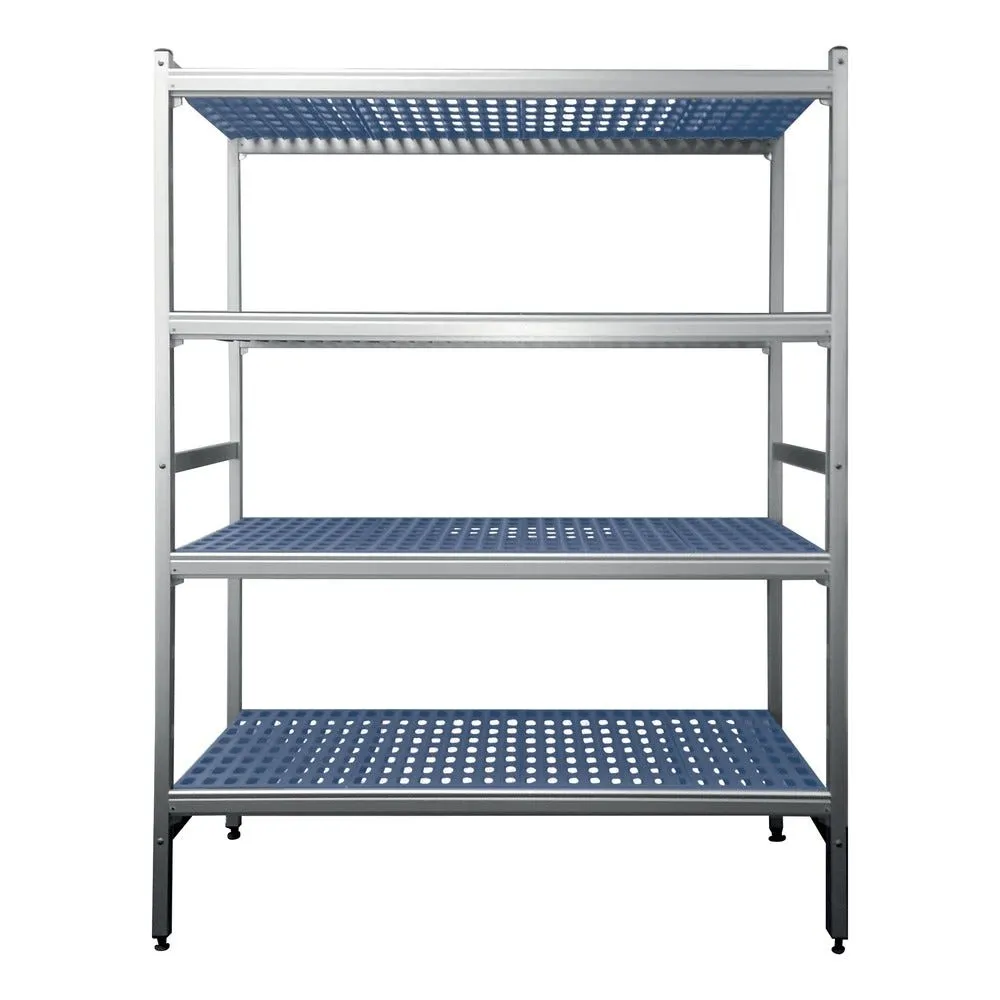 Rayonnage aluminium eco 5 niveaux clayettes