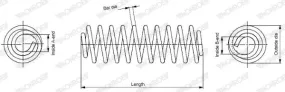 Ressort de suspension MONROE SP3593 