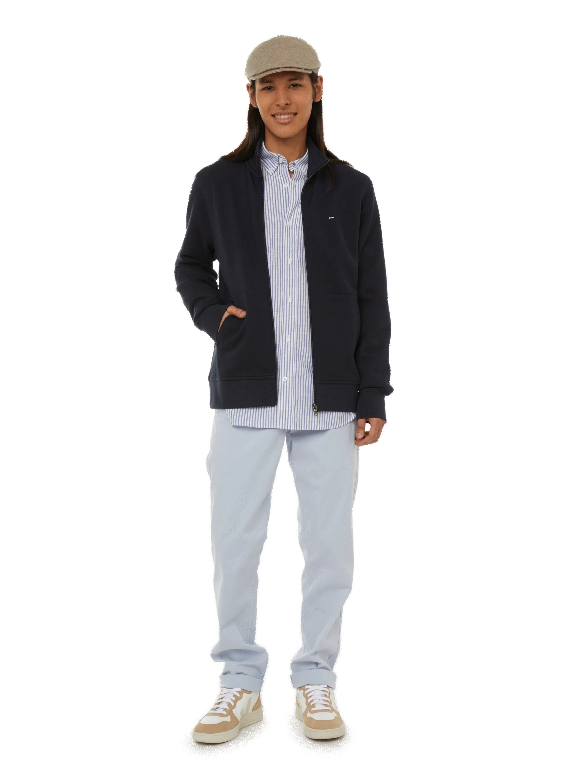 SAISON 1865  Casquette gavroche en lin - Beige