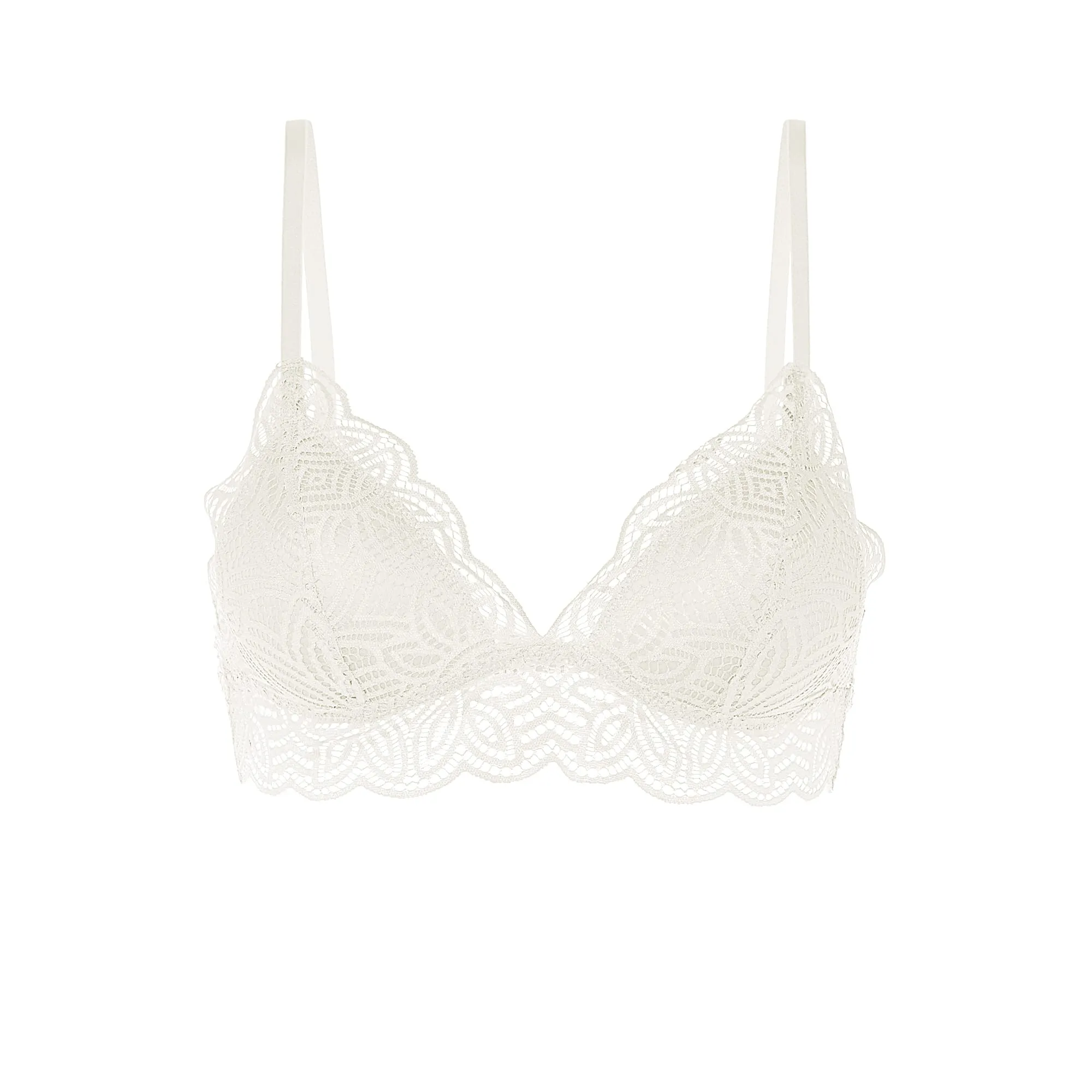 Soutien-gorge triangle push-up en dentelle----
