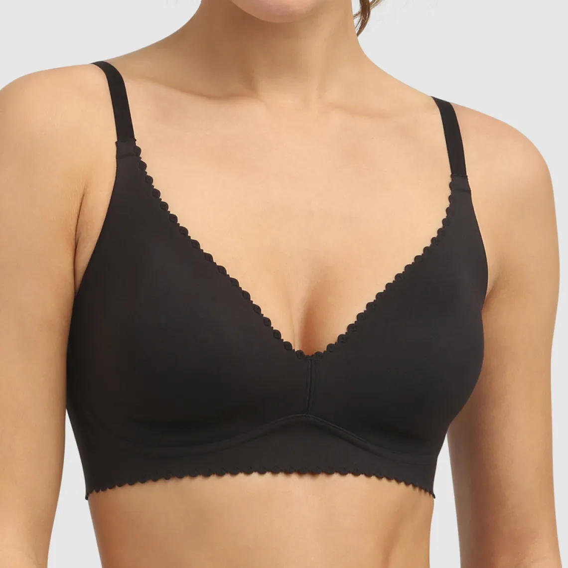Soutien-gorge triangle sans armature noir - Body Touch Dim | 3 Suisses