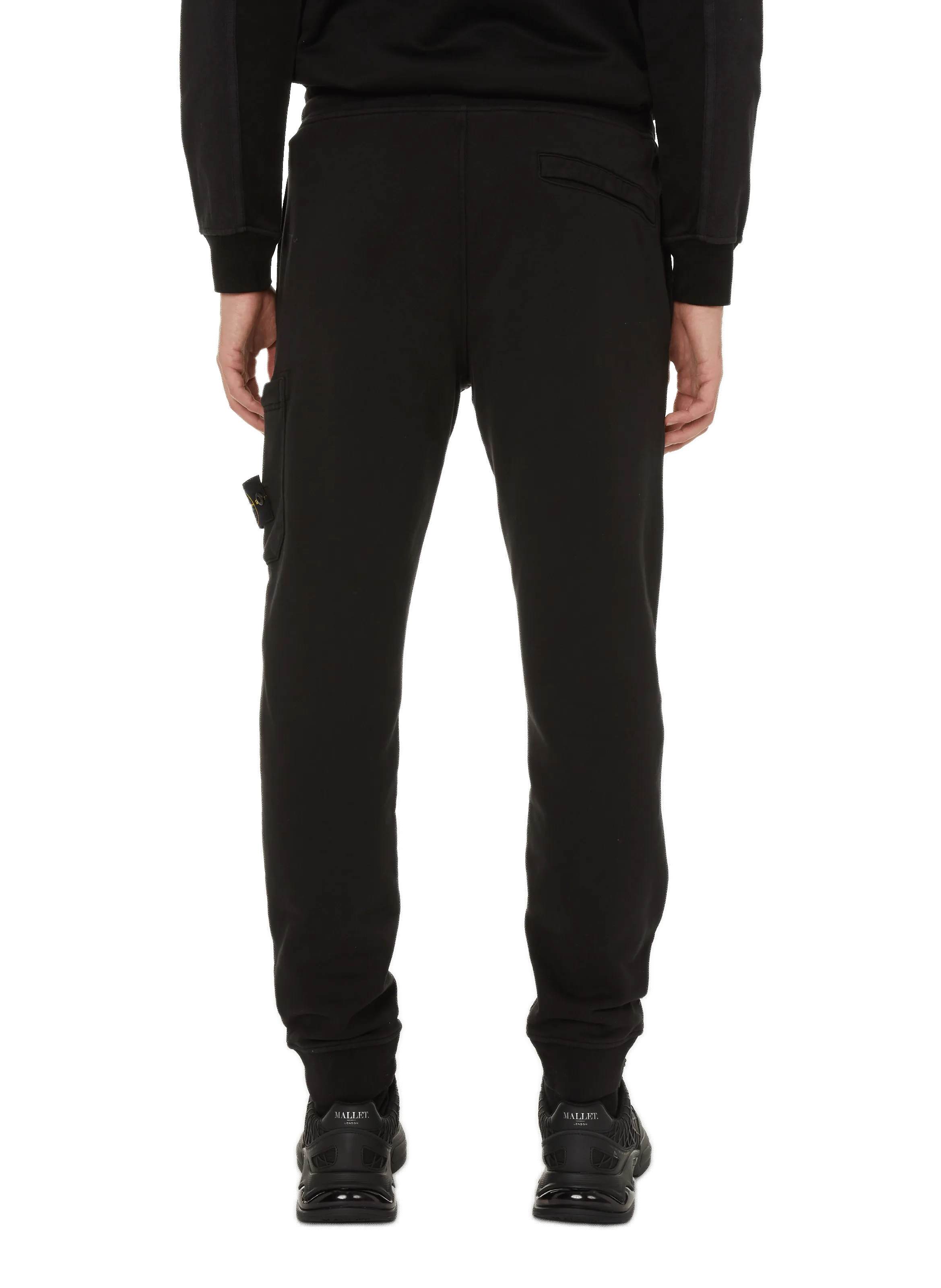 STONE ISLAND  Pantalon de jogging en coton - Noir