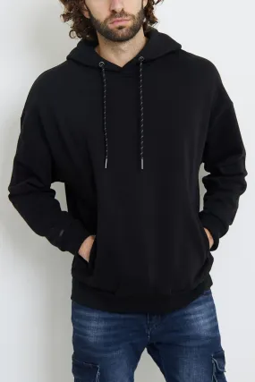 Sweat hoddie simple noir