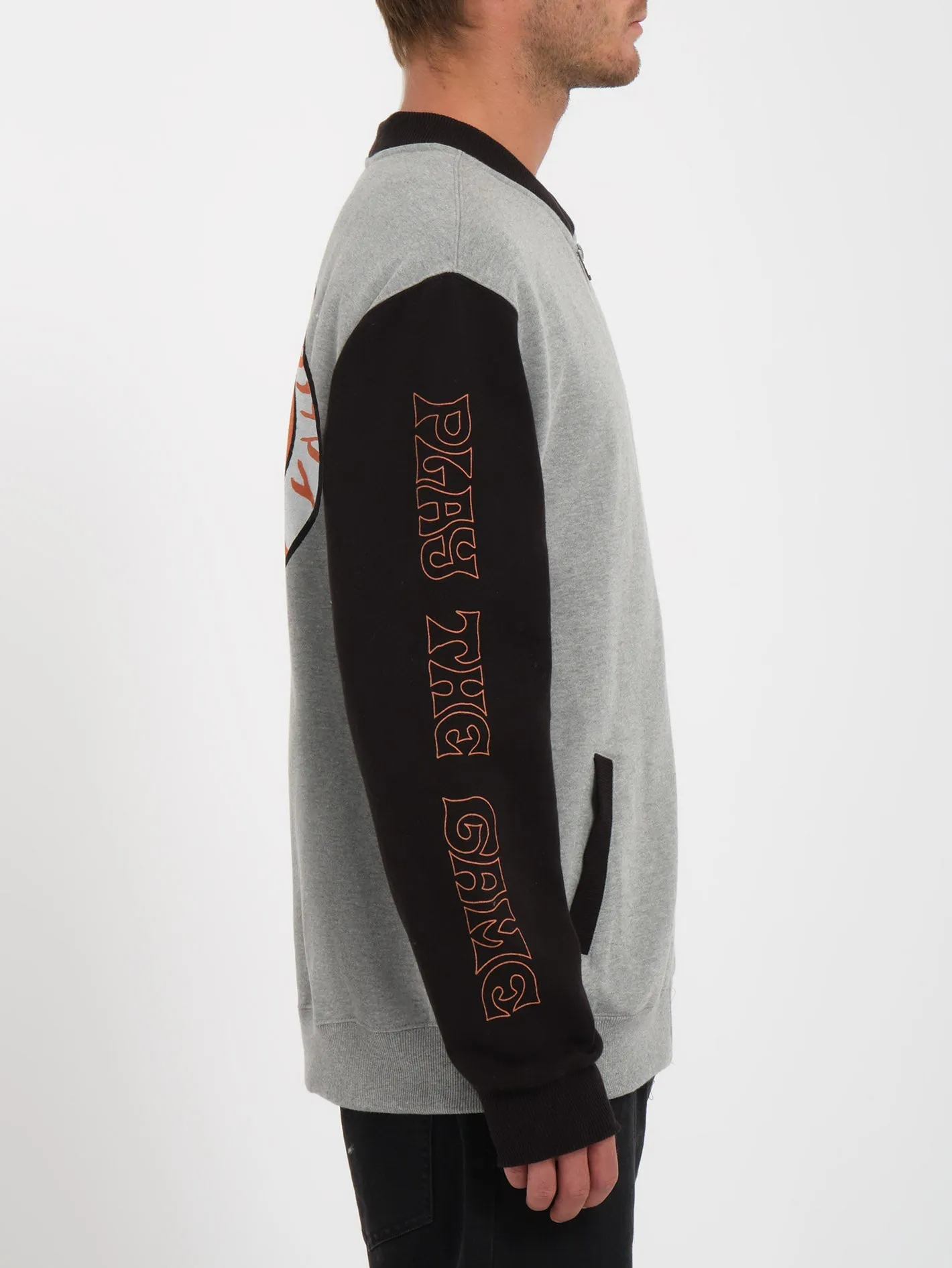 Sweat Zippé Nando Von Arb - HEATHER GREY