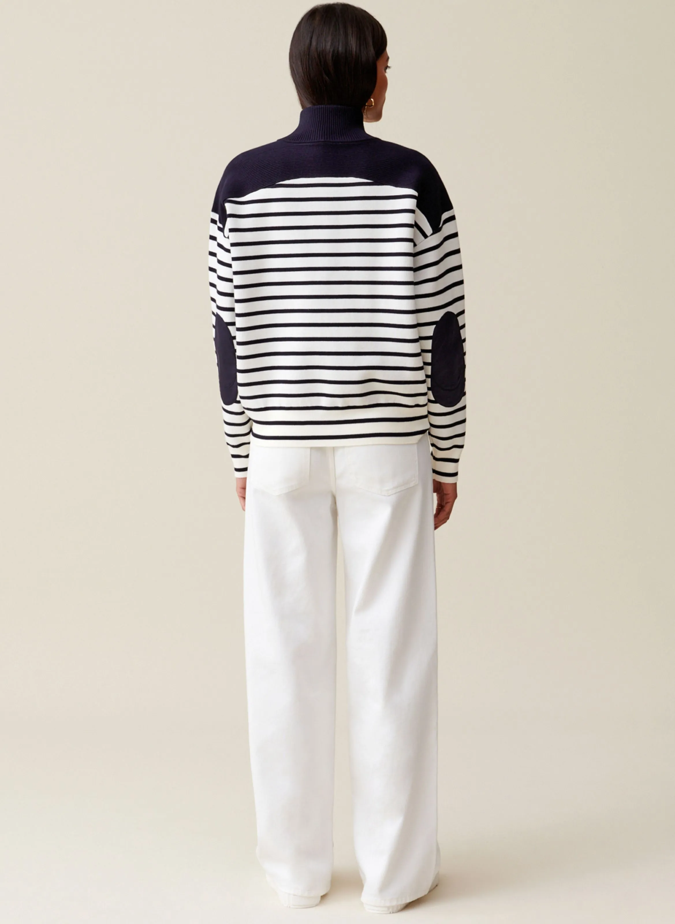 SWEATSHIRT AMPLE RAYé - CLAUDIE PIERLOT pour FEMME | Printemps