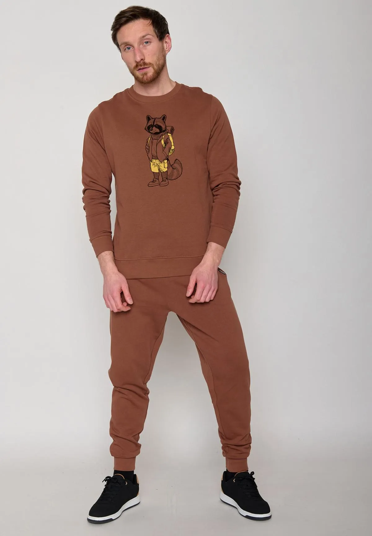 Sweatshirt Animal Raccoon Wood ⋆ Bella Green ⋆ Nachhaltige Mode