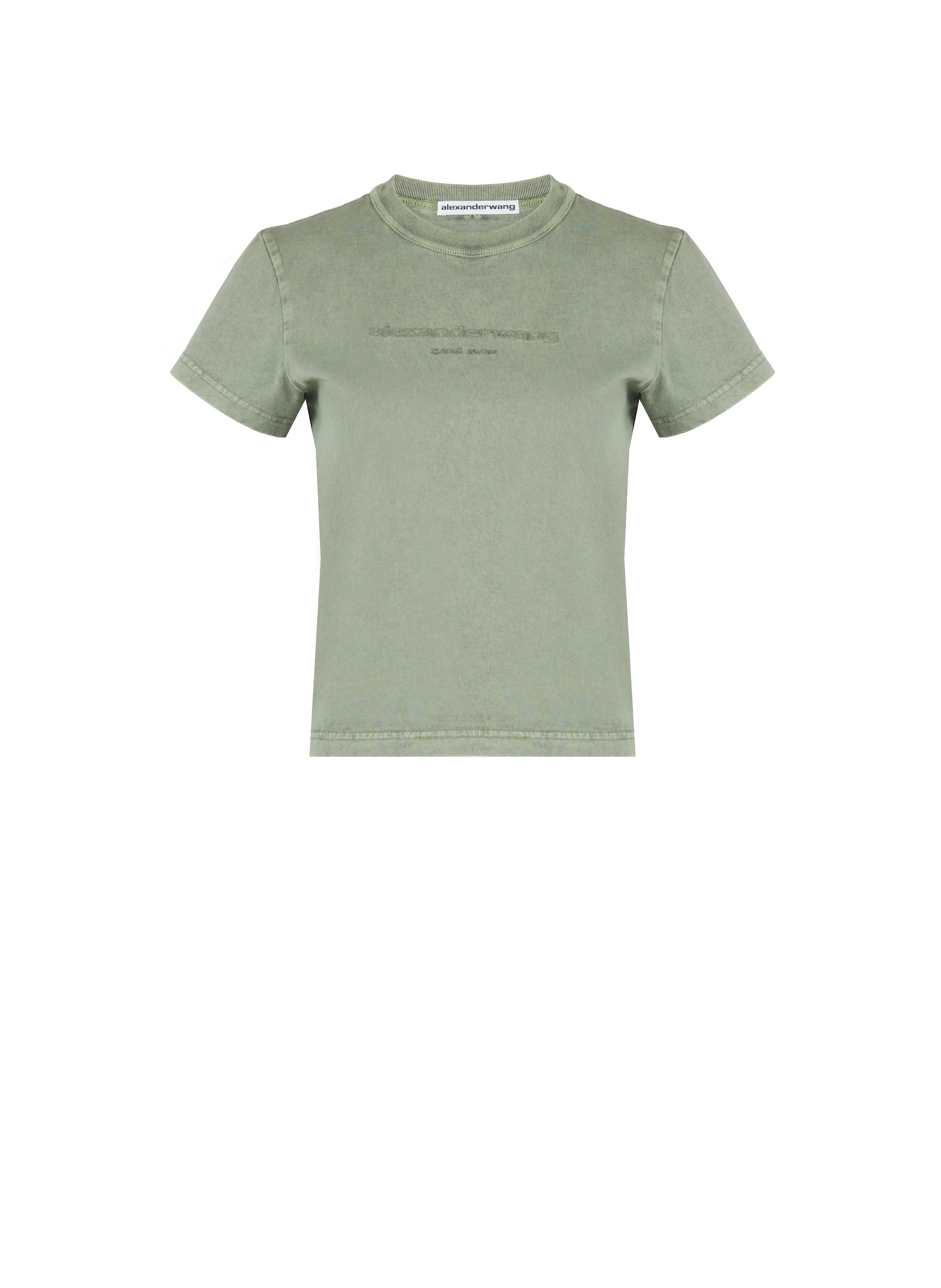 T-SHIRT EN COTON - ALEXANDER WANG pour FEMME | Printemps