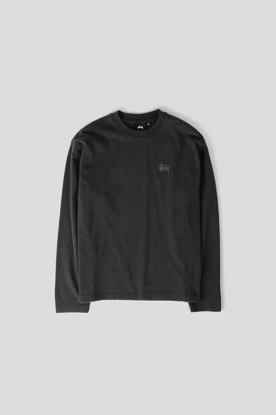 T-SHIRT MANCHES LONGUES HEAVY WASHED NOIR
