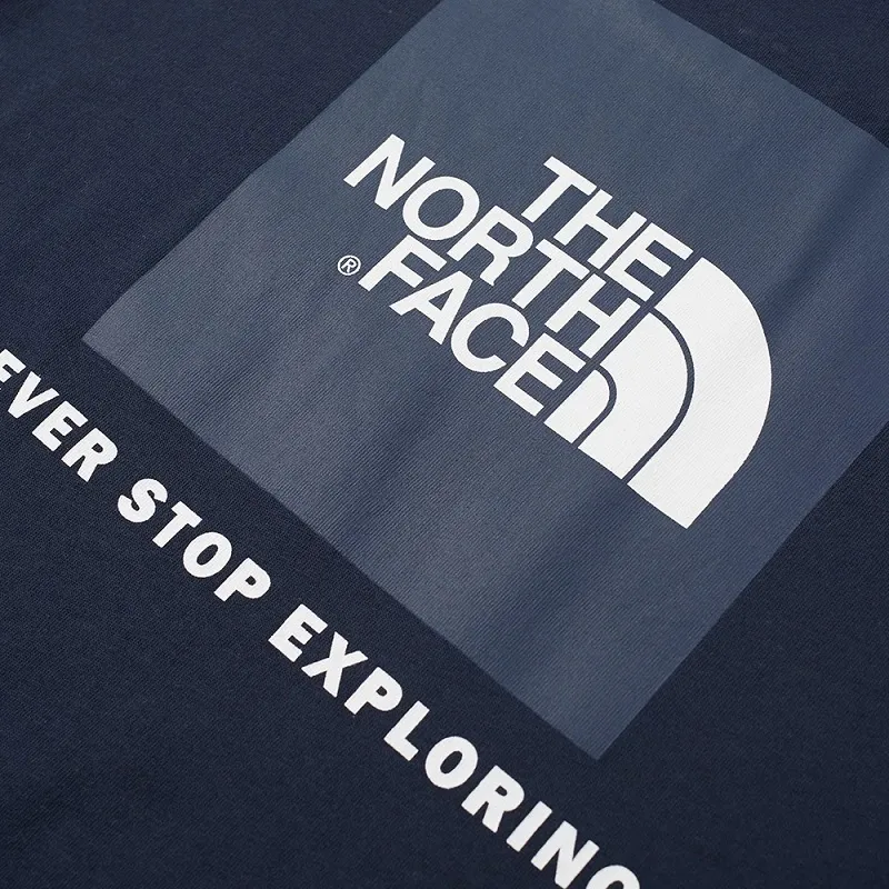T-Shirt The North Face Homme S/S Red Box Tee Aviator Navy TNF White