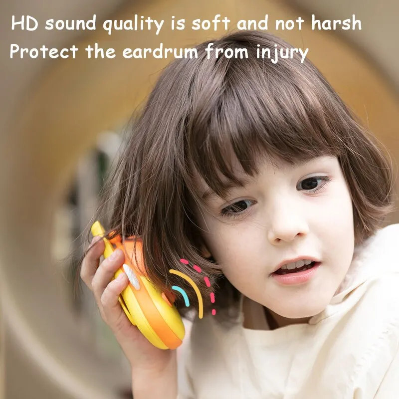 Talkie-walkie pour enfants, 2 pièces, Mini jouets, émetteur-récepteur portable, portée de 3KM, Radio UHF, lanière, Interphone, c
