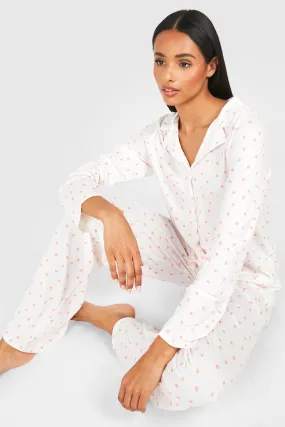 Tall - Ensemble de pyjama à imprimé pêche