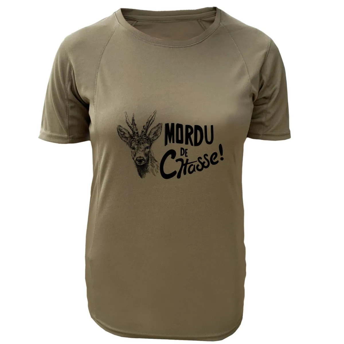 Tee-shirt Chasseresse brocard – Mordu de chasse