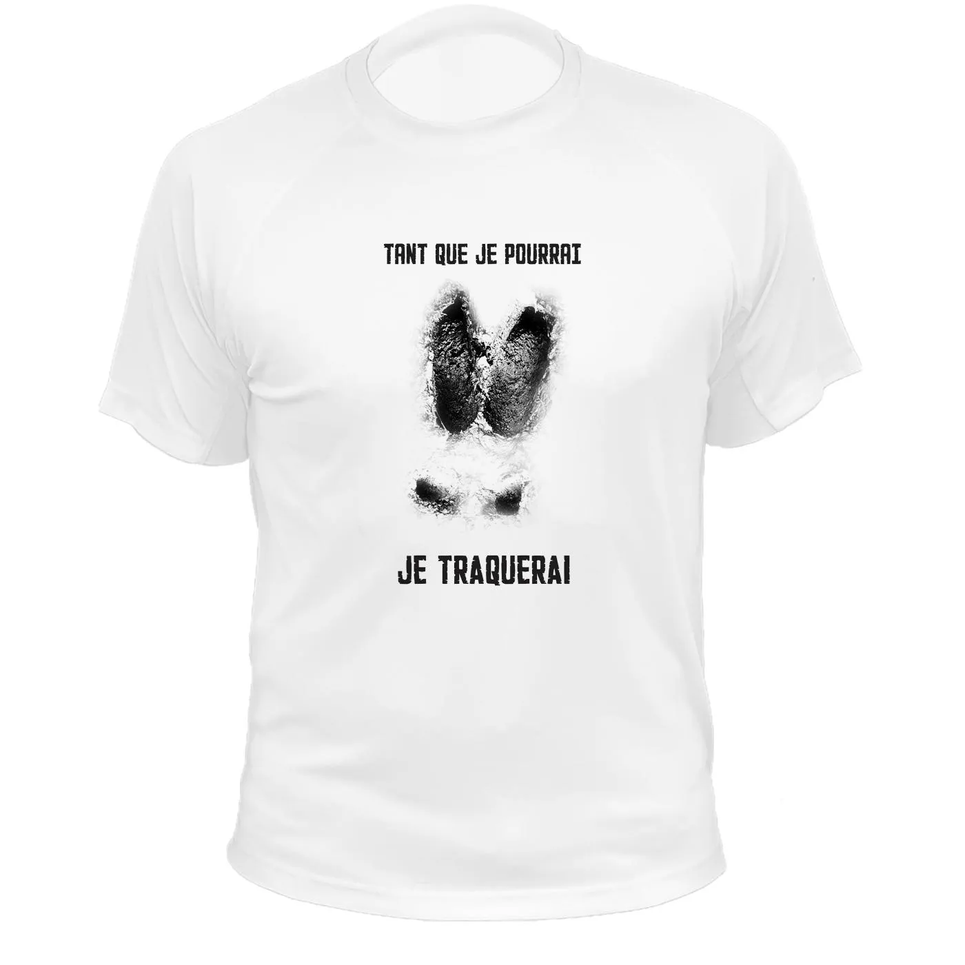 Tee shirt de chasse – Tant que je pourrai je traquerai