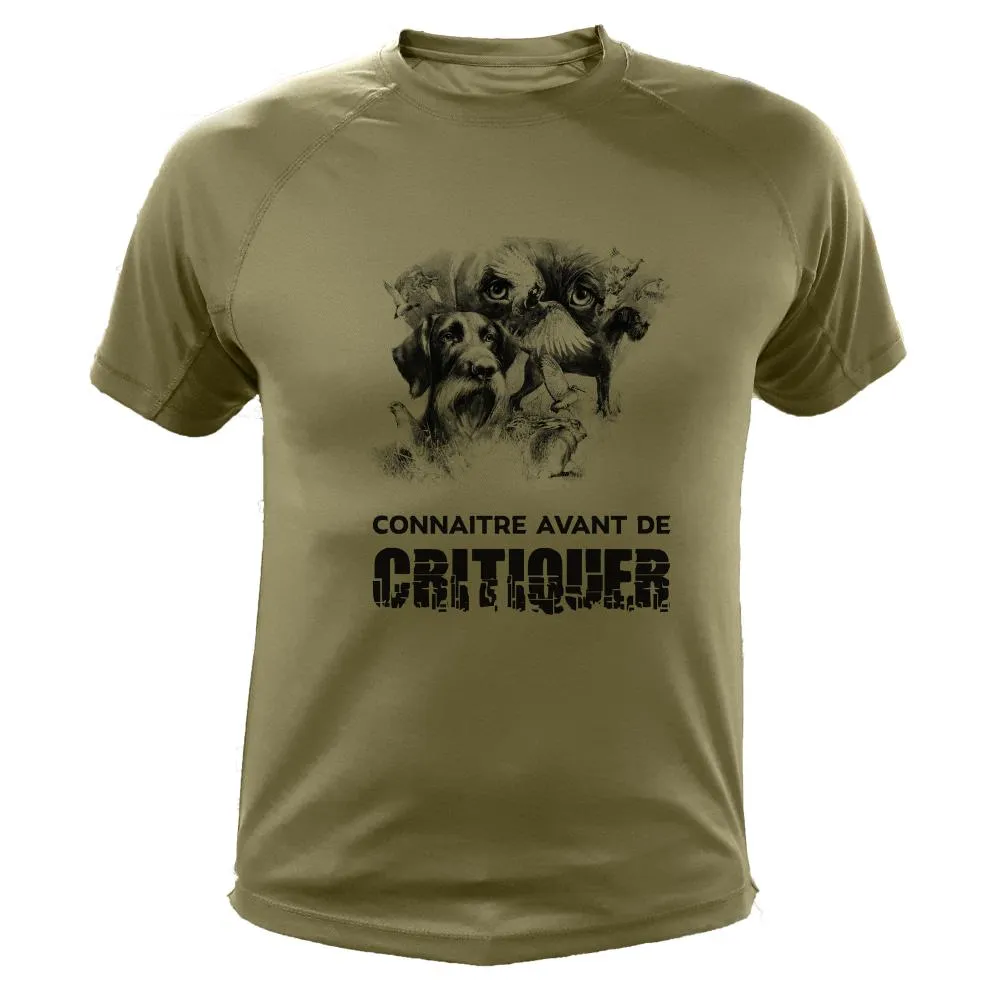 Tee shirt de chasse technique – Drahthaar Connaitre avant de Critiquer