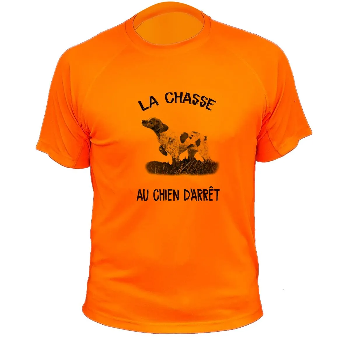 Tee shirt de chasse Épagneul Breton – La Chasse au Chien d’arrêt