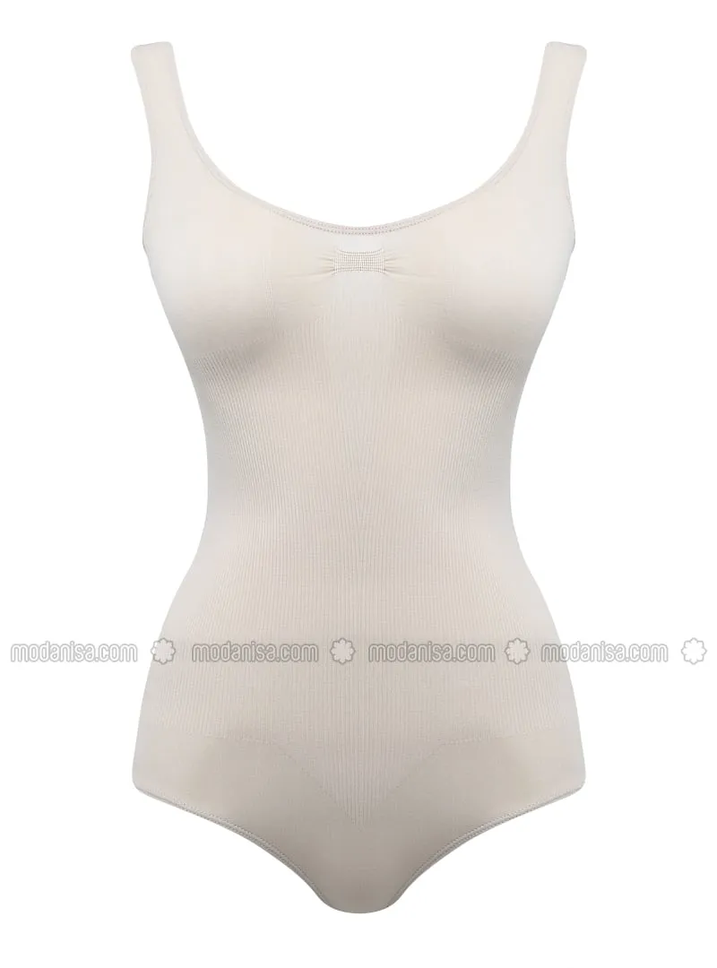 Thick Straps Snap Fastened Body Skin