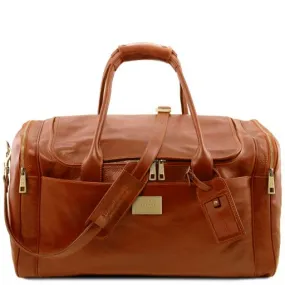 TL Voyager Sac de Voyage en Cuir - Grand Modèle Miel TL142135