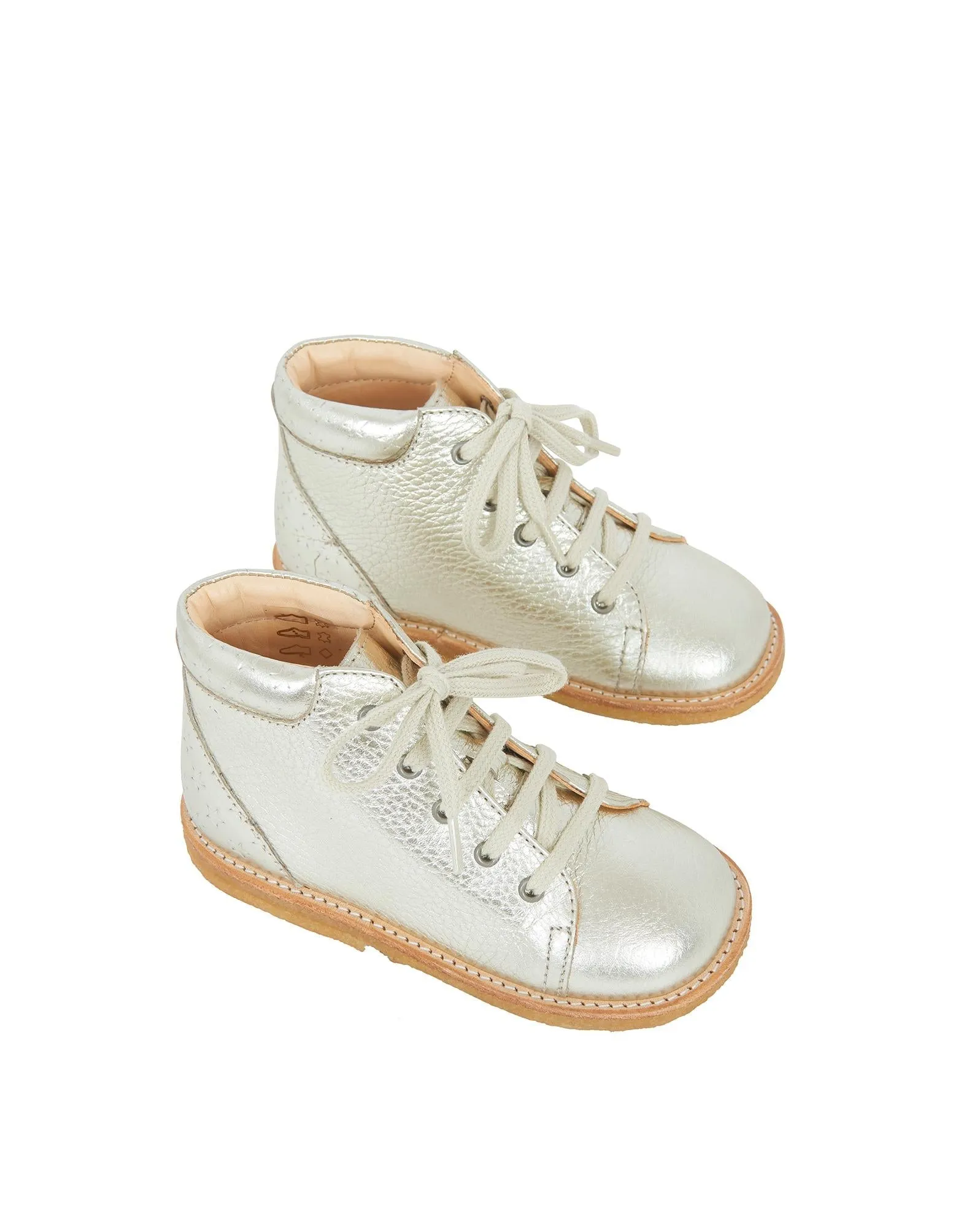 Toddler - BONTONxANGULUS dorées Bébé en cuir