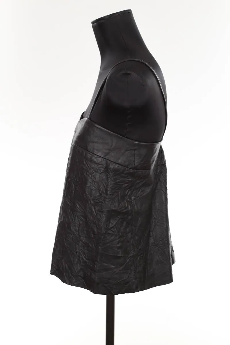 Top en cuir